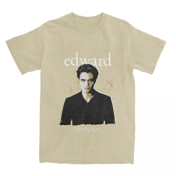 Funny Twilight Edward T-shirt for men with cotton fabric