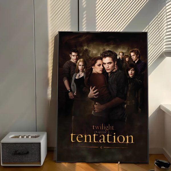 Twilight movie retro kraft paper art poster