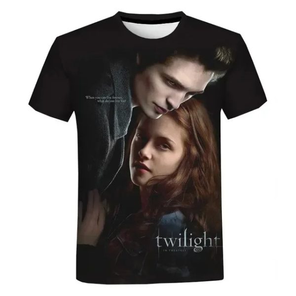 Twilight 3D Printed T-Shirt, Men's and Women's Fashion, Oversized Streetwear Tee
