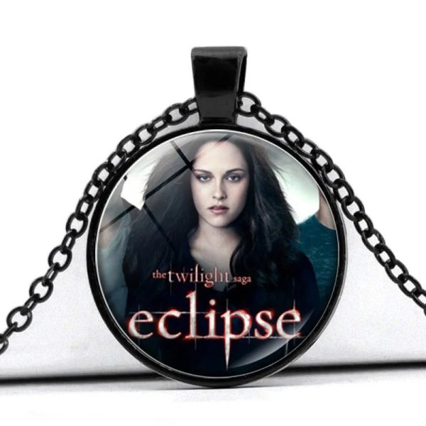 Twilight Bella movie poster glass cabochon choker necklace