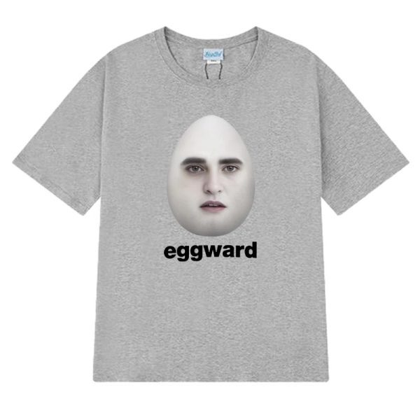 Eggward Twilight Meme T-shirt – Edward Cullen Parody, Funny Short Sleeve Unisex Cotton Top for Men and Women