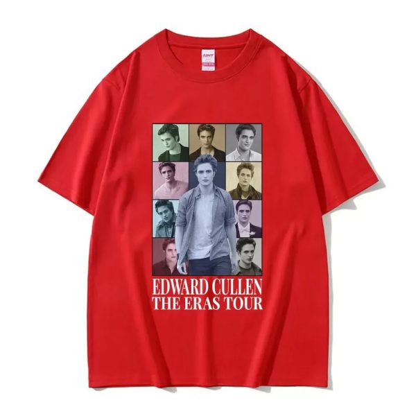 Edward Cullen Twilight T-Shirt for Men - Pure Cotton Short Sleeve Robert Pattinson Tee