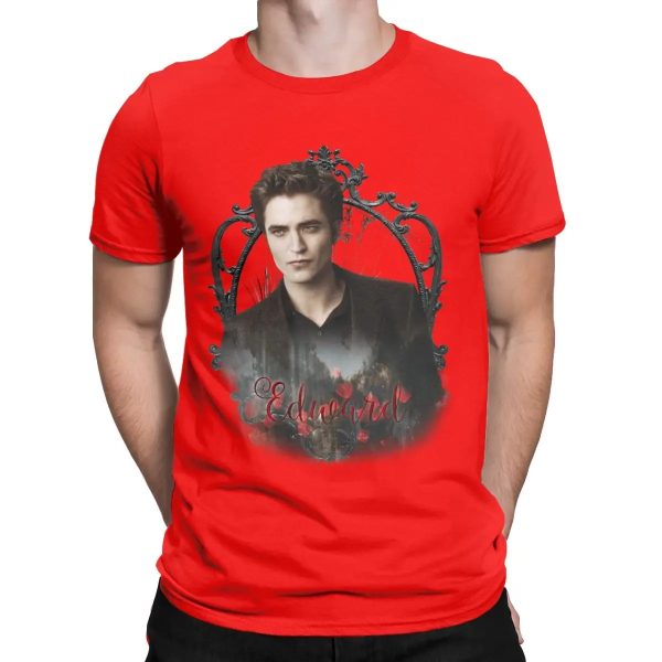 Edward Cullen Twilight T-Shirt for Men - Vampire Themed Short Sleeve Cotton Tee