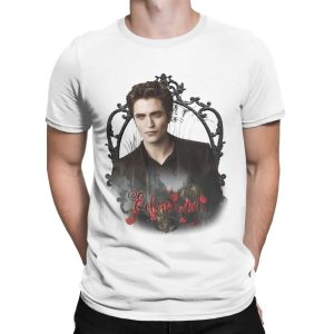 Edward Cullen Twilight T-Shirt for Men - Vampire Themed Short Sleeve Cotton Tee