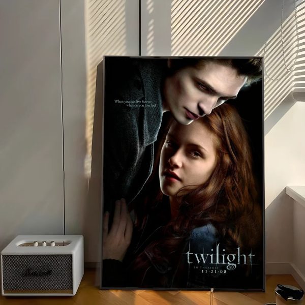 Twilight movie retro kraft paper art poster