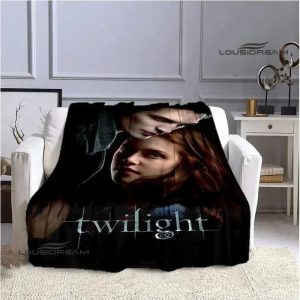 Cozy Twilight Saga fleece blanket for fans
