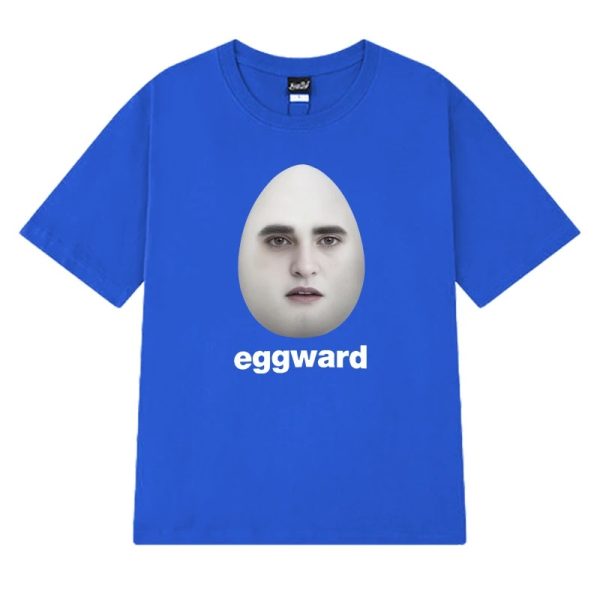 Eggward Twilight Meme T-shirt – Edward Cullen Parody, Funny Short Sleeve Unisex Cotton Top for Men and Women