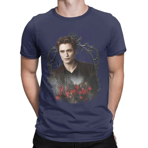 Edward Cullen Twilight T-Shirt for Men - Vampire Themed Short Sleeve Cotton Tee