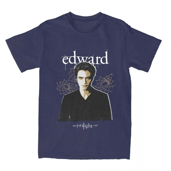 Funny Twilight Edward T-shirt for men with cotton fabric